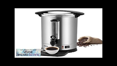 VEVOR Commercial Coffee Urn 65 Cup Stainless Steel Coffee Dispenser Fast Brew Review