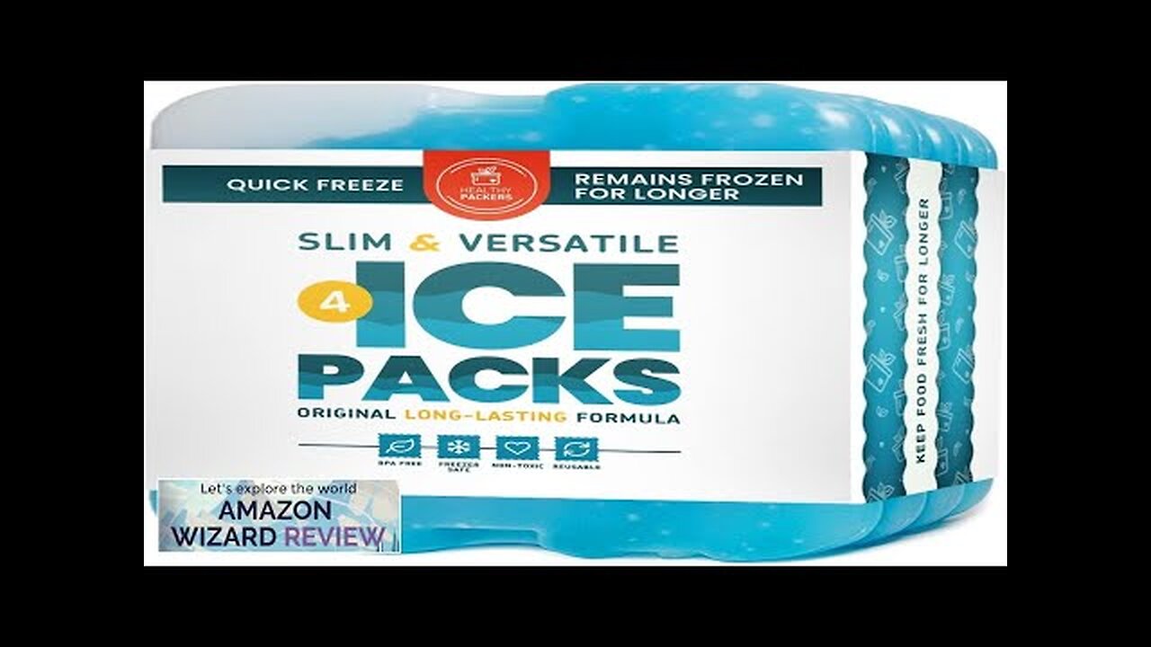 Healthy Packers Ice Packs for Lunch Boxes Freezer Packs Original Review