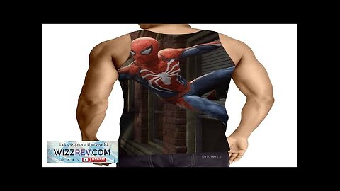 Cool Spider-Man Wall Clinging Design Full Print Tank Top Review