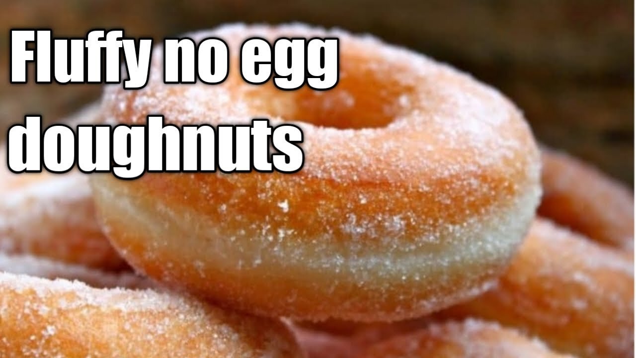 How to Make Simple, Fluffy & Delicious No-Egg Doughnuts! | Easy Recipe
