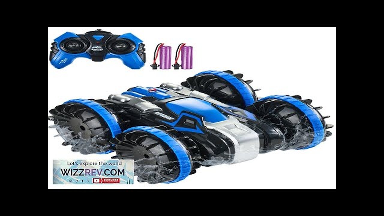 VEVOR Amphibious Remote Control Car Boat 2.4 GHz 4WD RC Boat Kids Review