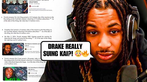 When DRAKE SUES Kai Cenat… The Internet Can’t Believe This! 😳🔥