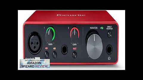 Focusrite Scarlett Solo 3rd Gen USB Audio Interface for Guitarists Vocalists Podcasters Review