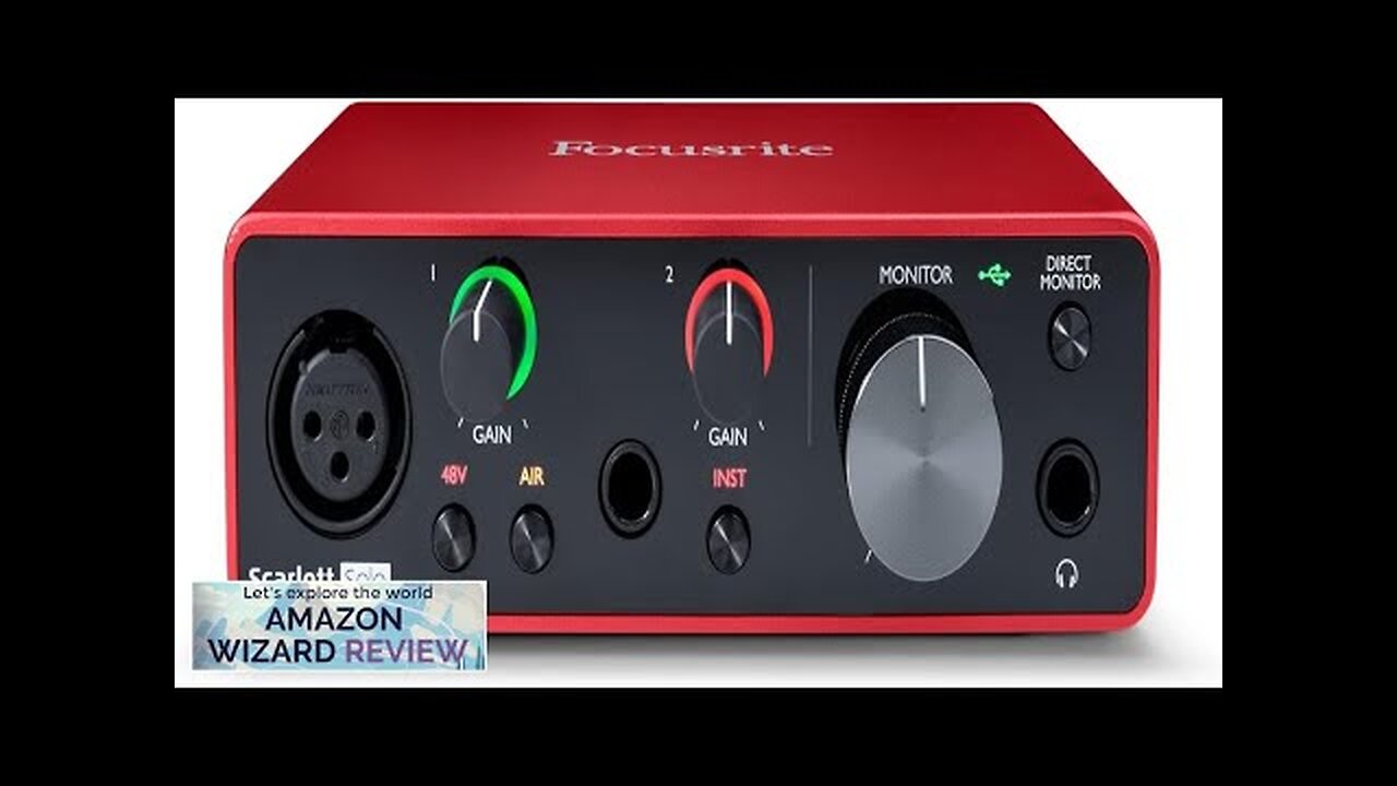 Focusrite Scarlett Solo 3rd Gen USB Audio Interface for Guitarists Vocalists Podcasters Review