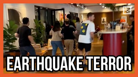 People Run in Terror as Bangkok Earthquake Shakes Building in Thailand