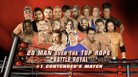 20-Man Over The Top Rope Battle Royal (Full Match)