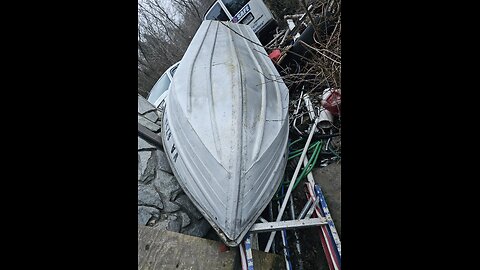 14 ft v bottom aluminium boat 1971 model