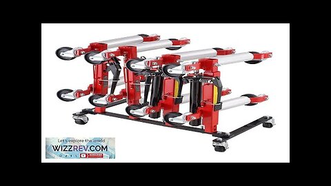 VEVOR Car Dolly Rack Hydraulic Trolley Jack Stand Organizer 4-Dolly Capacity Review