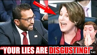 Kash Patel DESTROYS Amy Klobuchar so bad everyone in congress LAUGHS at her meltdown