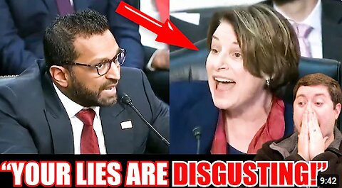 Kash Patel DESTROYS Amy Klobuchar so bad everyone in congress LAUGHS at her meltdown