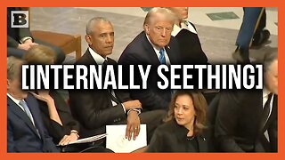 Kamala Harris Desperately Avoids Eye Contact with Trump at Jimmy Carter's Funeral