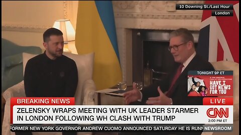 After Getting Kicked Out Of The White House PM Starmer Welcomes Zelensky