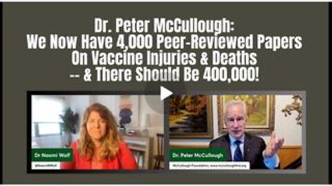 We Now Have 4,000 Peer-Reviewed Papers On Vaccine Injuries & Deaths -- & There Should Be 400,000!