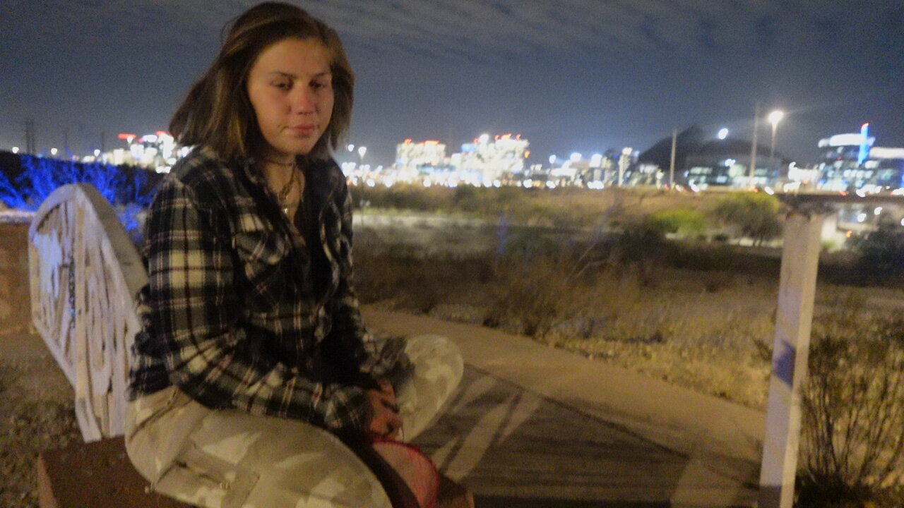 Phoenix 26, Has been homeless in AZ for 3 years since loosing her boyfriend to pills.