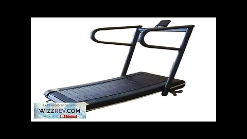 Treadmill Foldable Powerless Manual Treadmill with Heart Rate Detection Leg Trainer Mini Review