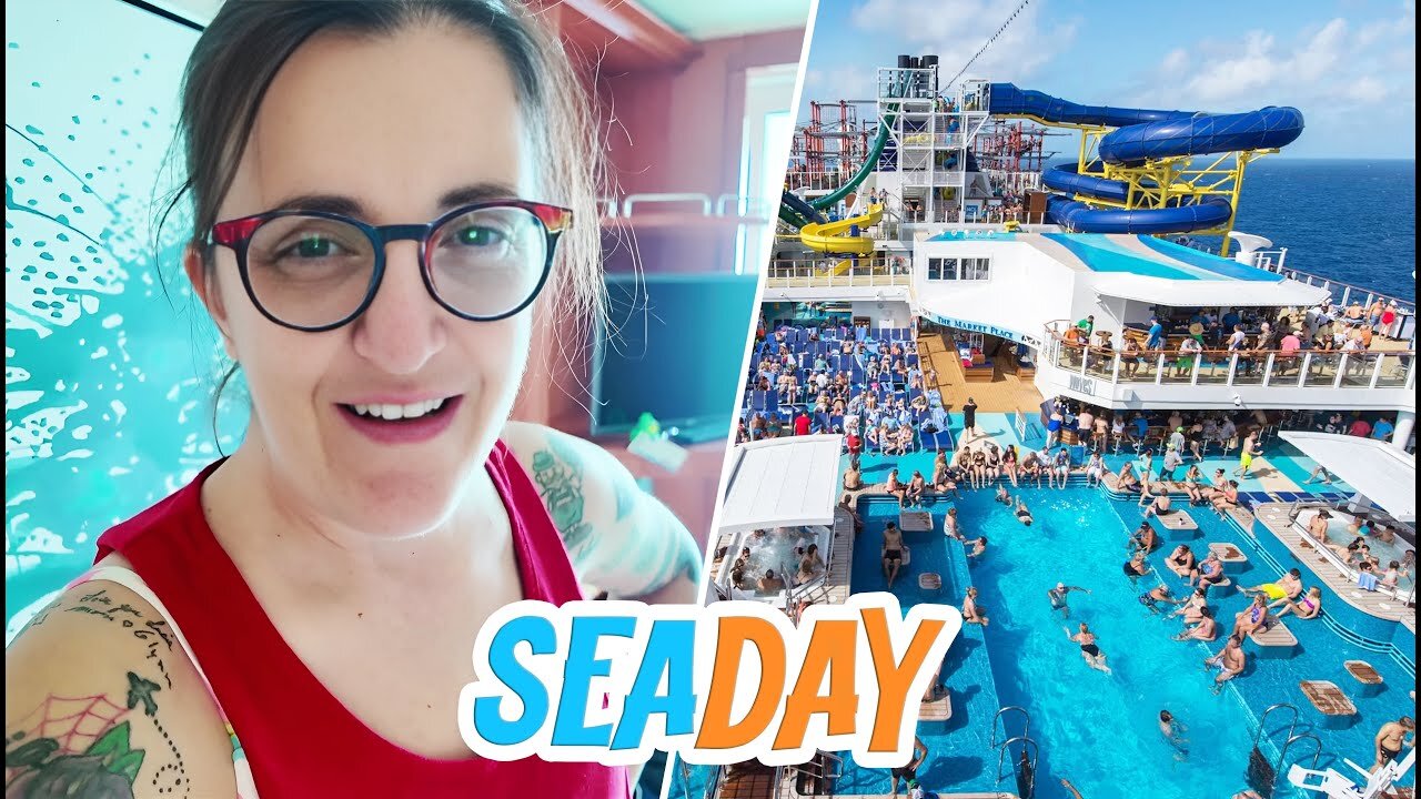 Sea Day on the NCL Gem: Poolside Fun, La Cucina Delights