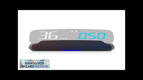 C7 HUD Car Head-Up Display GPS Speedometer Compass Driving Distance Speed Time Review