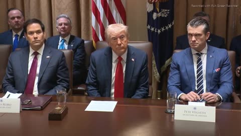 THE PRESIDENT & CEO OF THE U.S. HAS THE FIRST CABINET PRESS CONFERENCE AS TO THEIR PROGRESS - 1 hr 4 mins