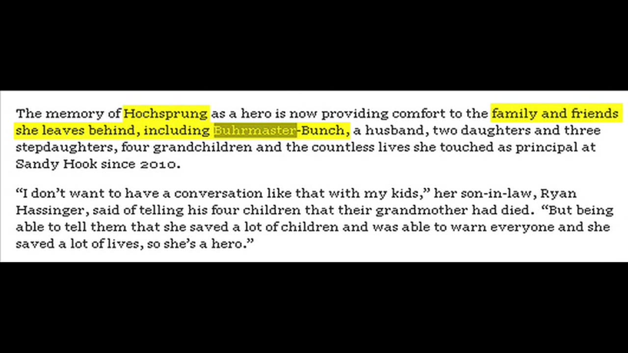 REVEALED - The Lanza's and Principal of Sandy Hook - ALL RELATED