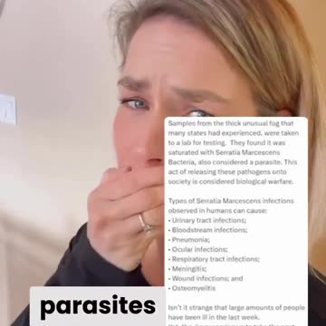 Mystery fog was full of parasites according to reports