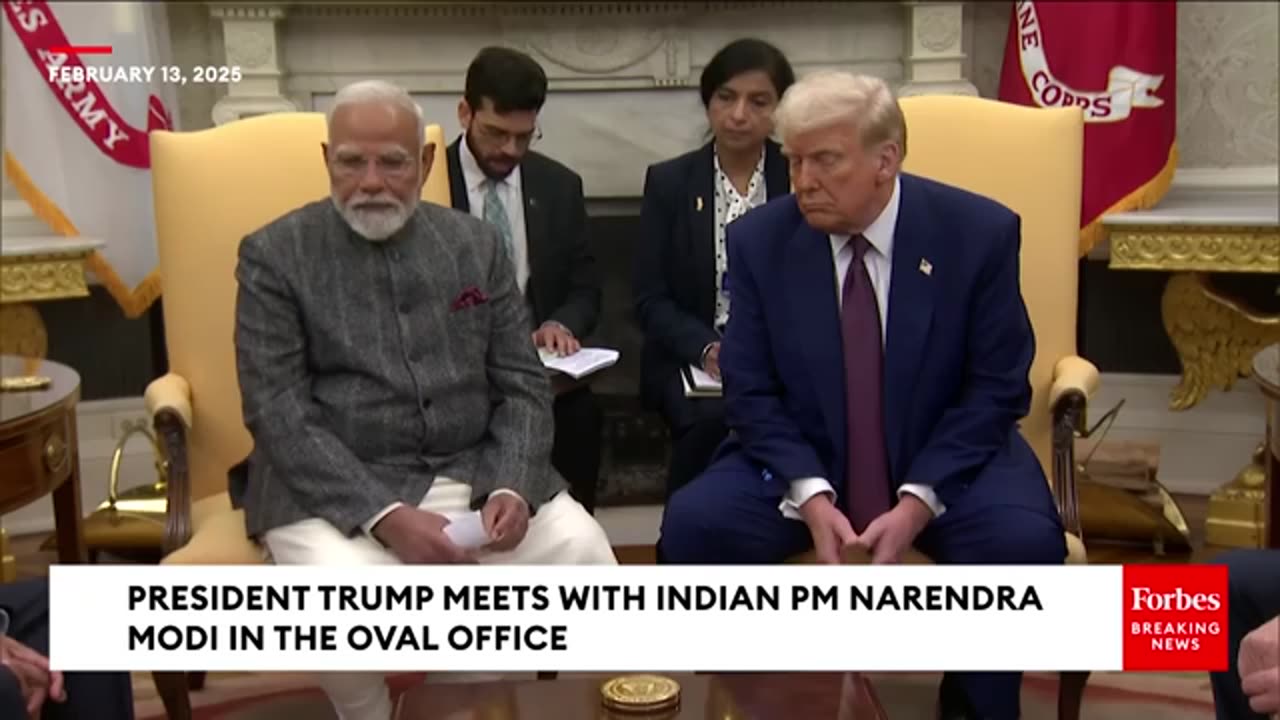 BREAKING NEWS: Trump, India's Modi Take Multiple Questions From Reporters In The Oval Office