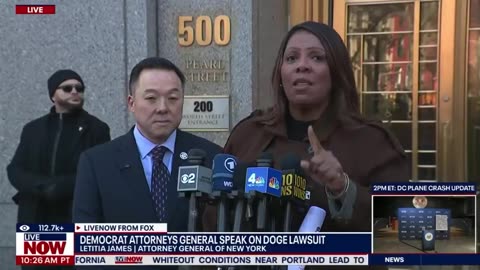 NY AG Letitia James goes on angry, unhinged rant against Trump and Elon over cutting funds