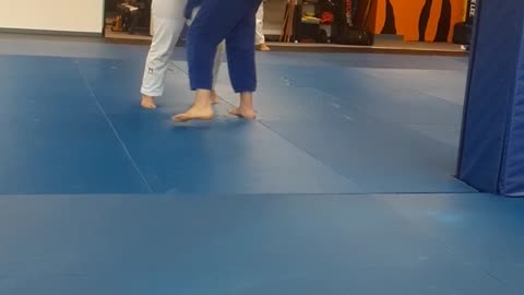 Benji Vs. Katie Judo Sparring