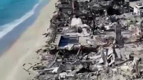 Footage of Malibu California burned down by the NWO controlled government