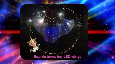 Playful Adventures with Sophie&Leon-Sophie tries her LED wings