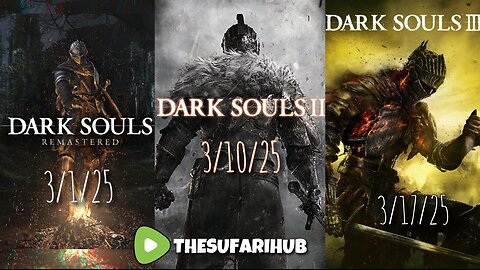 Sufari Plays Dark Souls Remastered | FIRST 24 Hour Rumble Creator Program Stream!