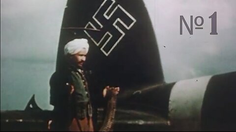 ROMMEL vs. PATTON - COLOR US Combat Footage in North Africa 1943, № 1 + LOST WOCHENSCHAU