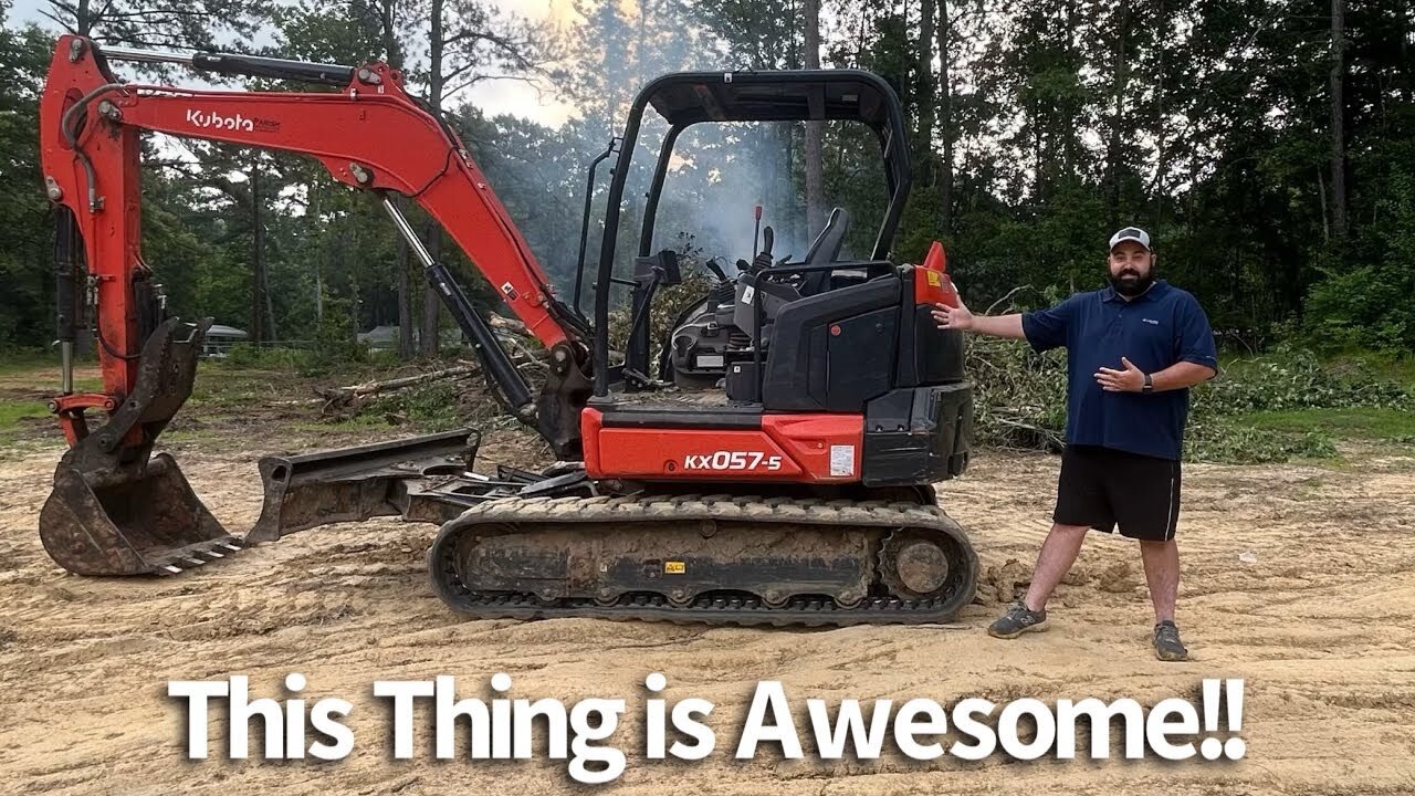 Borrowed a Mini Excavator to Clear My Land – See the Amazing Transformation!