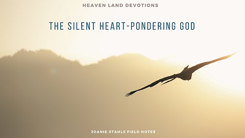 Heaven Land Devotions - The Silent Heart-Pondering God