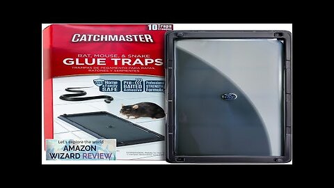 Catchmaster Glue Mouse Traps Indoor for Home 10PK Bulk Traps for Mice Review