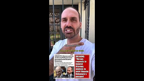 Eduardo Bolsonaro diz a verdade sobre MORAES