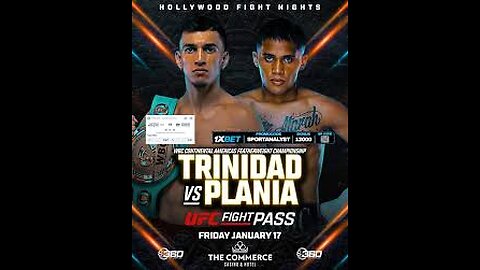 Omar Trinidad vs Mike Plania - Jan 17 2025 - Commerce, CA