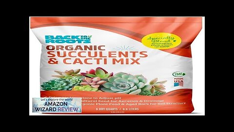 Back to the Roots 100% Organic Succulent & Cacti Mix (6 Quart) Review