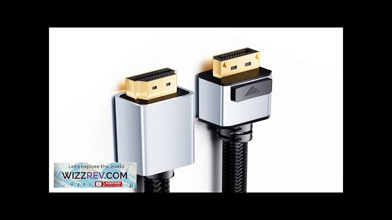 4K DisplayPort to HDMI Gold-Plated 3.3FT/1M Cable Uni-Directional DP 1.2 Computer Review