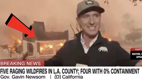 California Sabotage! The Fires Were Planned & They're Showing You It Was By How They're Acting!