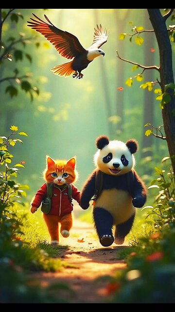 Kitty and 🧸 Teddy Bear cool frnds 🫠