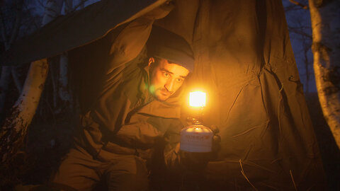 Alone MAN camping and Hiking in the wild