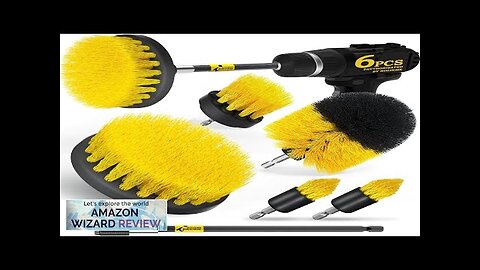 Holikme 6Pack Cleaning Brush Power Scrubber Cleaning Brush Extended Long Attachment Set Review