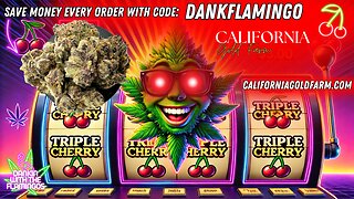 Toking Up Triple Cherry from California Gold Farms! Dankin with the Flamingos Review!!