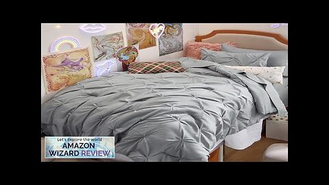 Bedsure Twin Comforter Set with Sheets 5 Pieces Bedding Sets Pinch Review