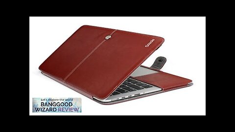 Sawaker For 13" Apple Macbook Protective Case PU Leather Macbook Cover / Review