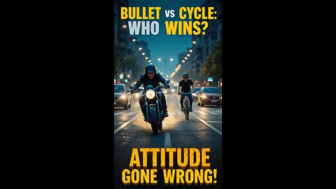 Bullet vs Cycle: Attitude Ka Asli Result! 😱🔥" #RishiRisk #BulletVsCycle 🚲🔥