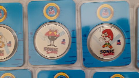 Sonic The Hedgehog 30th Anniversary Officially Licensed Silver Coins