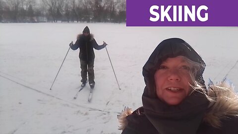 Learning to Cross Country Ski! -- A Fun Winter Adventure!