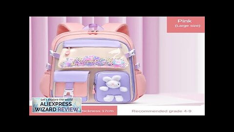 Girls Refrigerator Quicksand Primary School Backpack 1-3-6-9 Grade Junior High School Boys Review