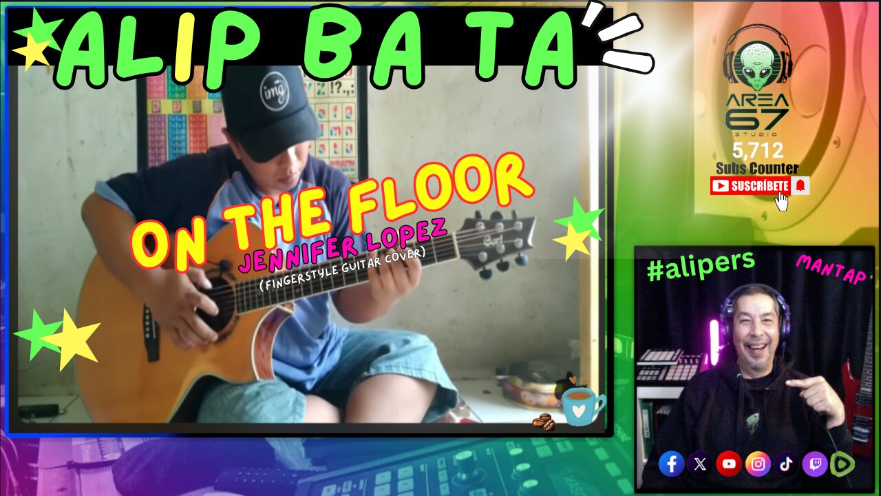ALIP BA TA - On The Floor (J-Lo) Fingerstyle Cover | Reaction! 🎸 🔥